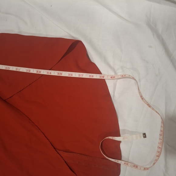 Lulu's Red Asymmetrical Wrap Sundress - Picture 9 of 11